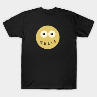 music lovers emoticon T-Shirt